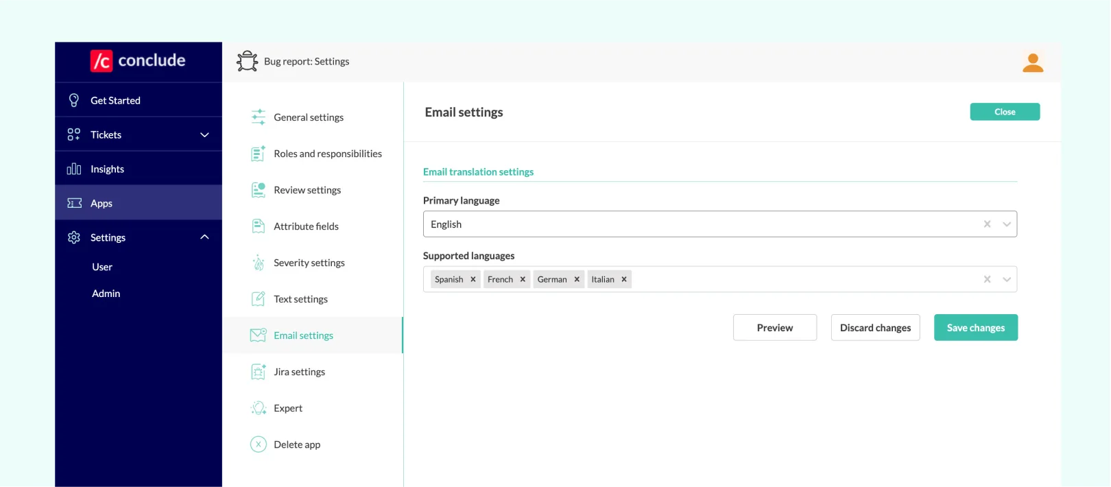add languages for ai translation