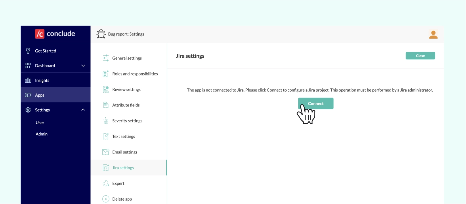 adjust your jira settings from the dashboard