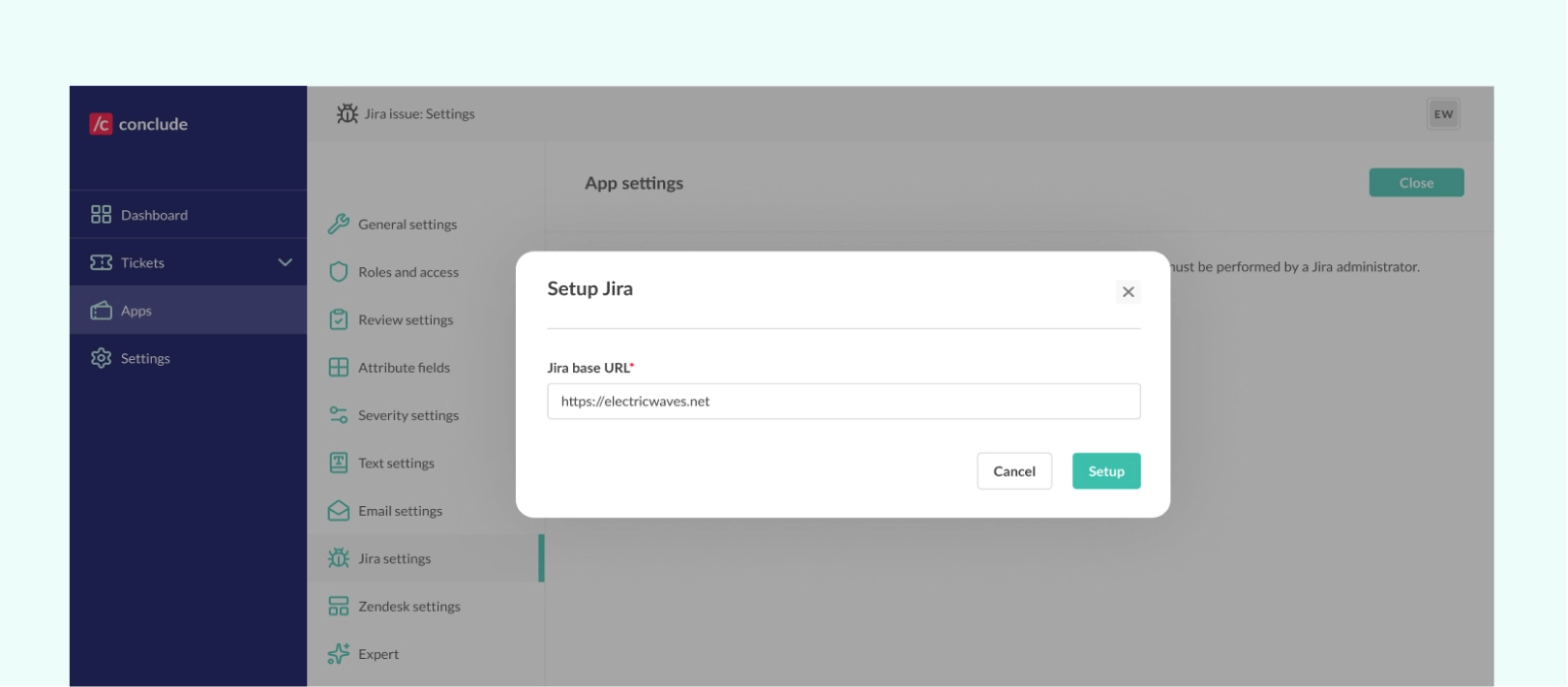 setup your jira project