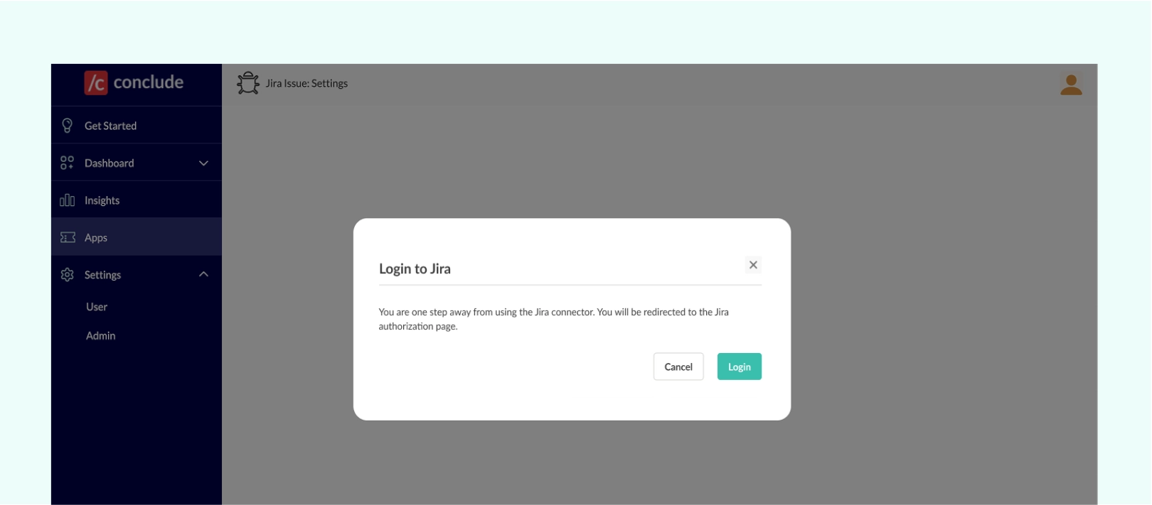 login to jira to connect to slack