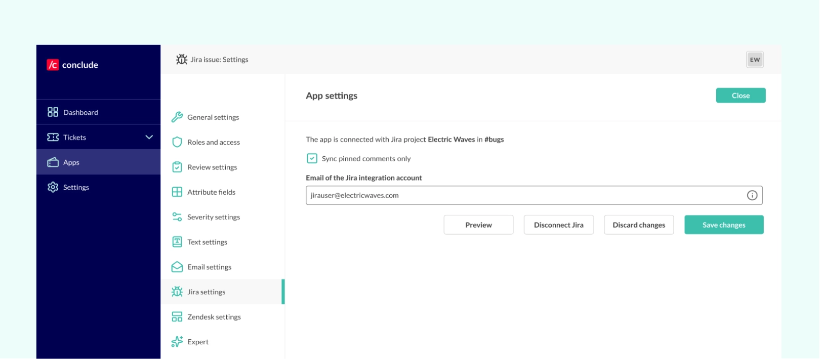 adjust your jira settings and jira project