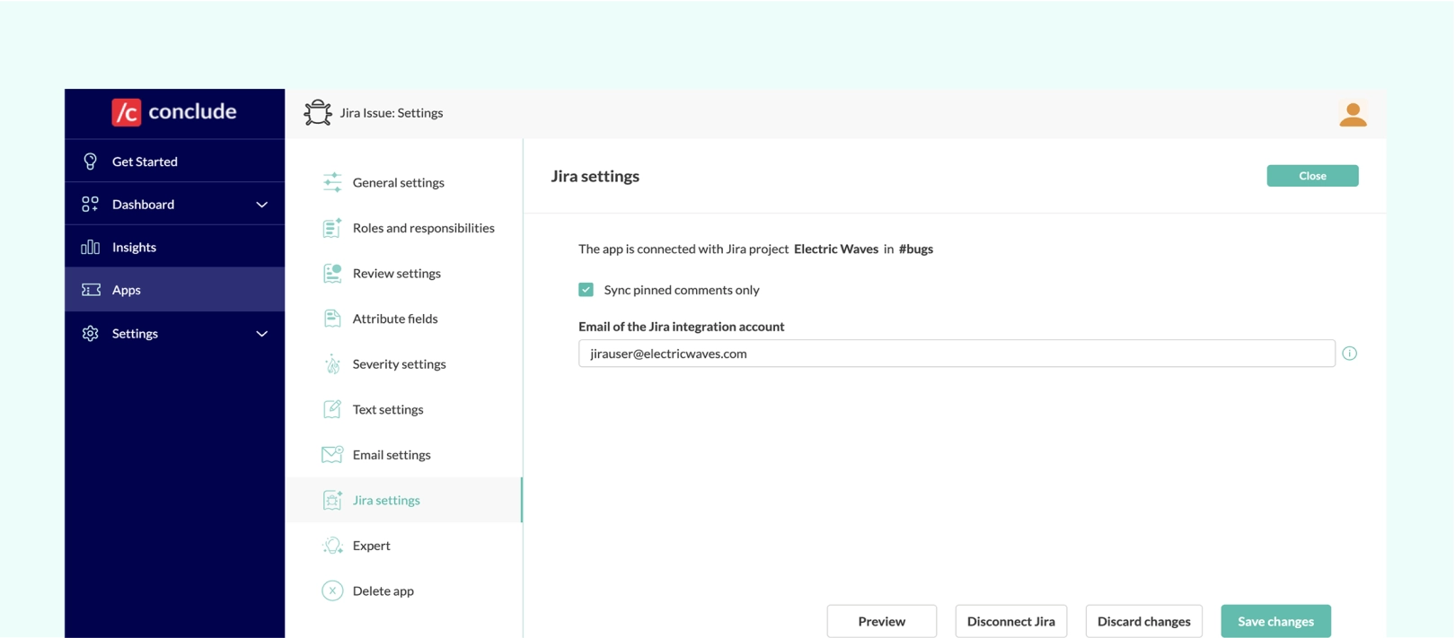 adjust your jira settings and jira project