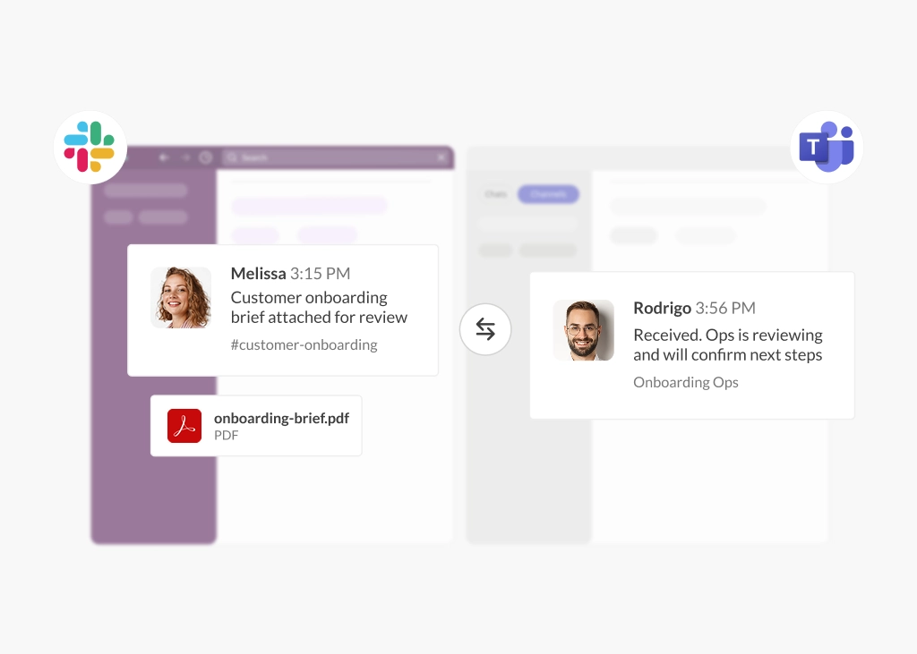 slack and teams productivity