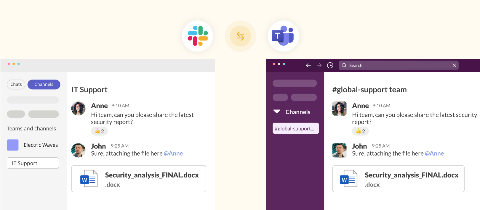 Forced to use Slack and Teams