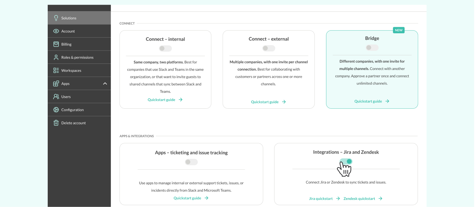 conclude jira integration dashboard