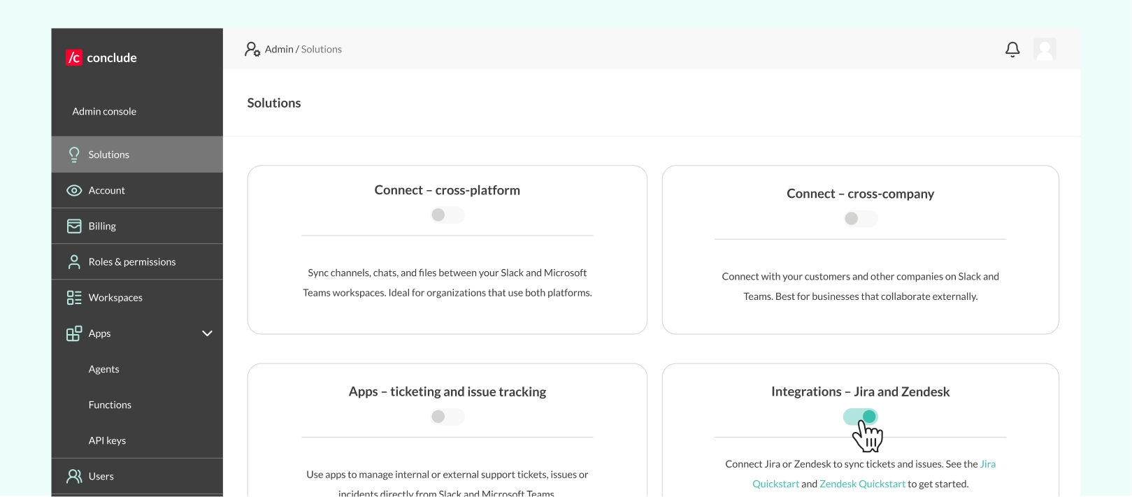 conclude solutions jira integration