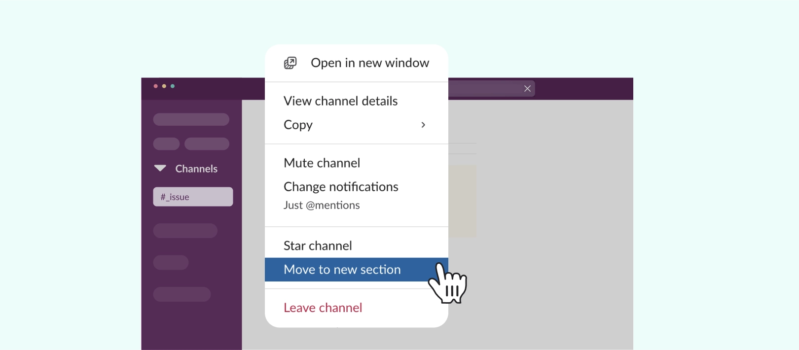 move a slack channel