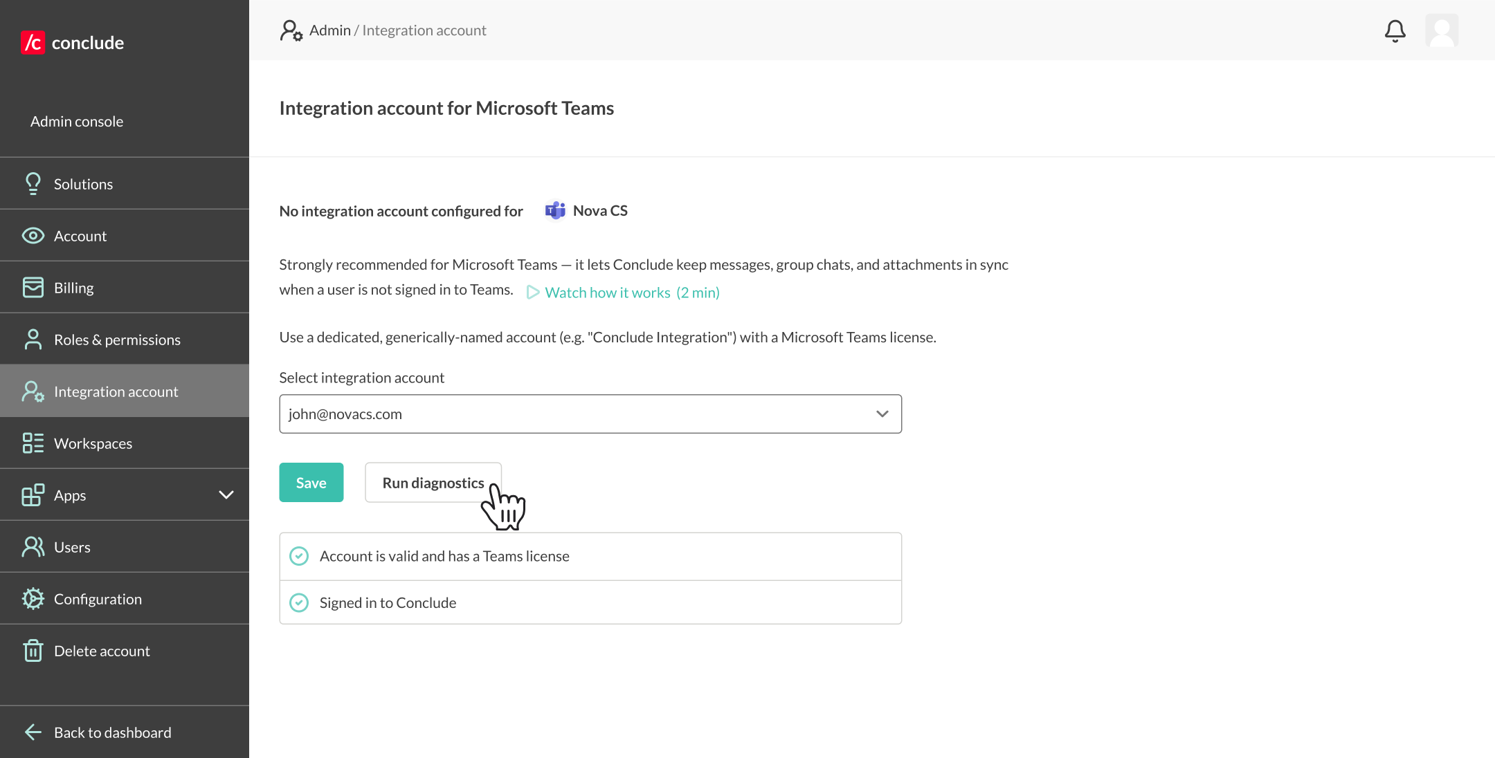 integration account run diagnostics