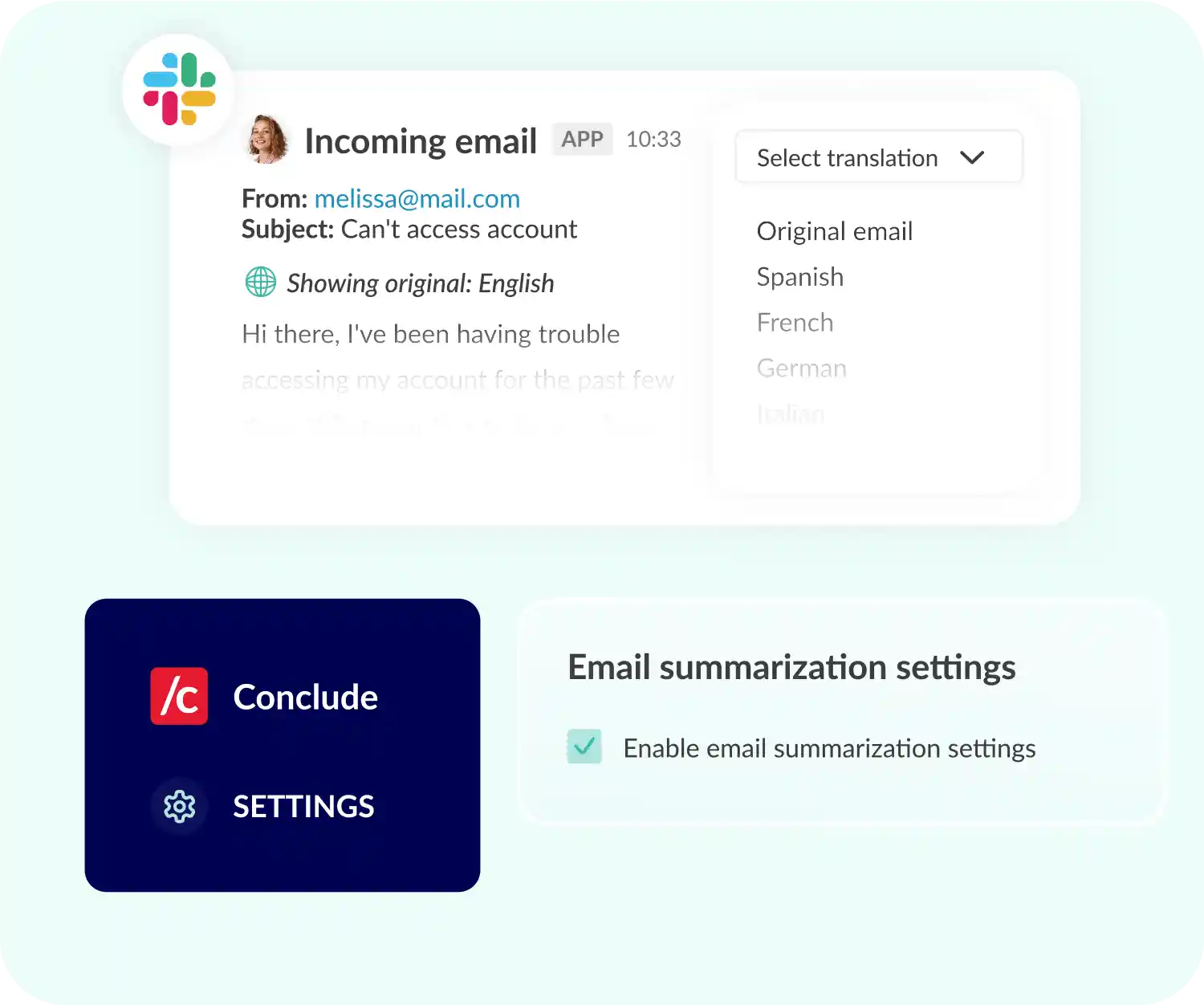 No-code apps for Slack with AI features