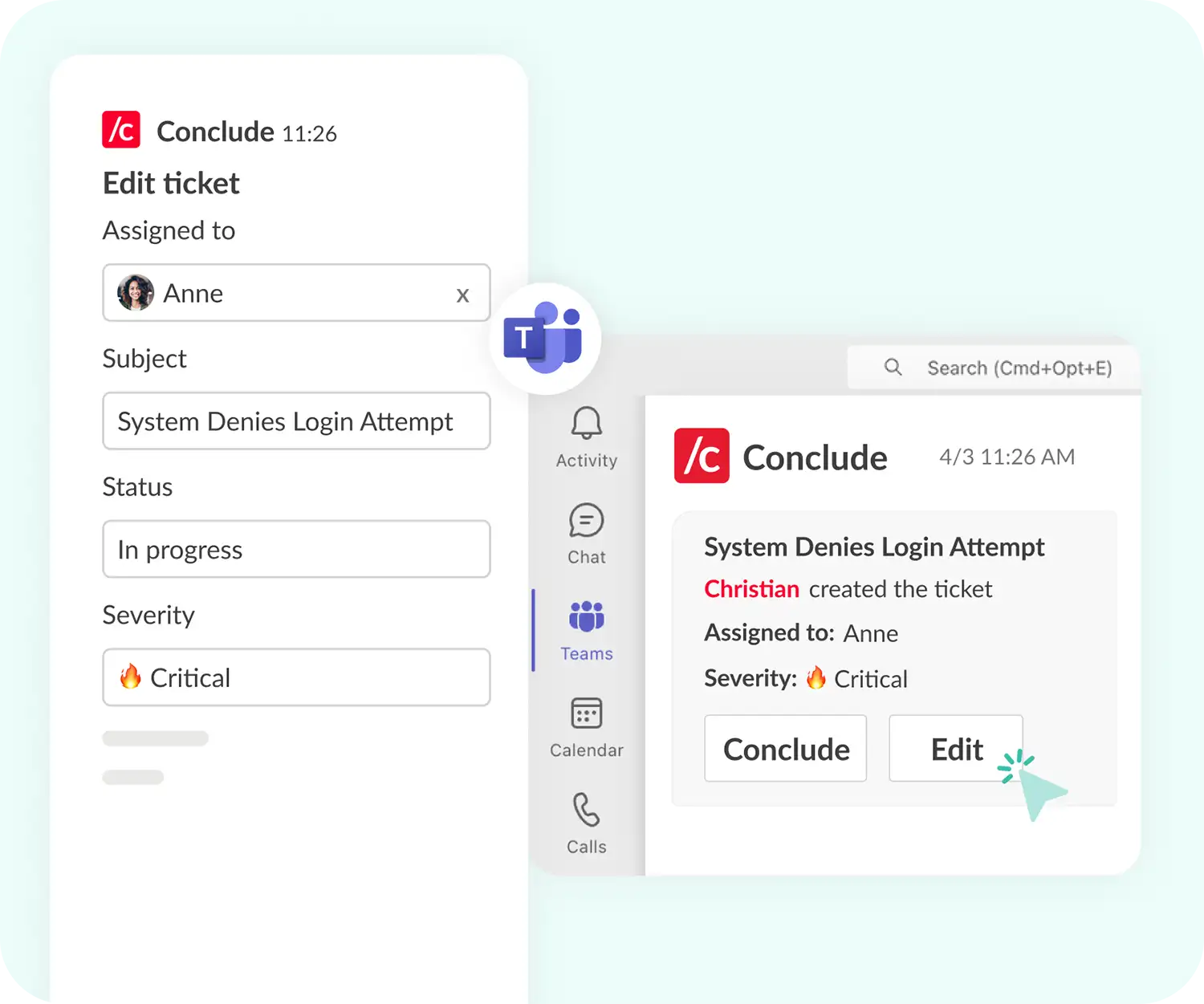 microsoft teams ticketing system