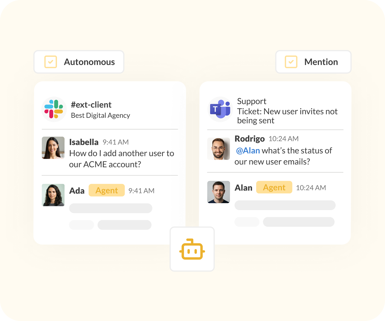 ai agents conclude connect