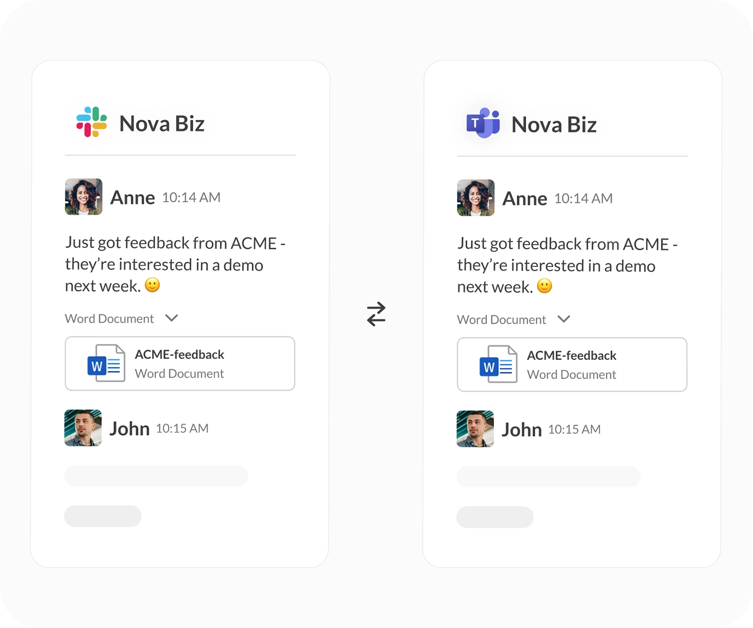 connect internal chats and channels slack teams