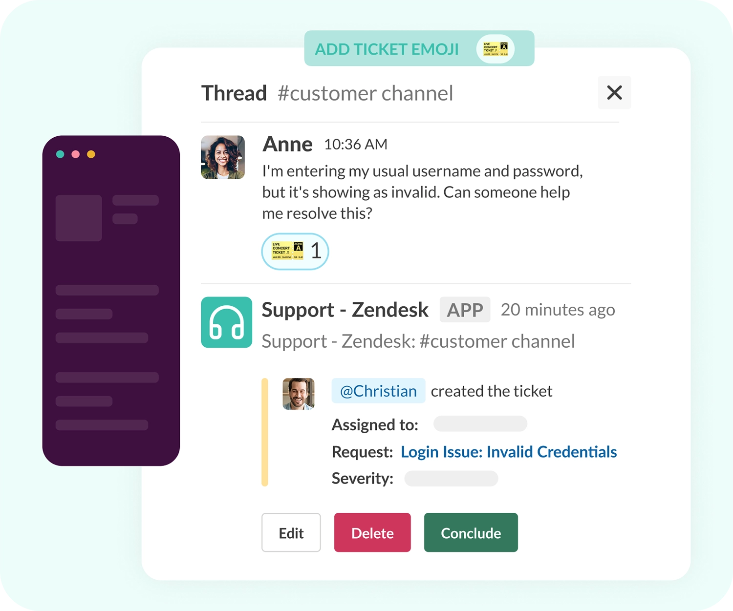 slack zendesk integration support tickets