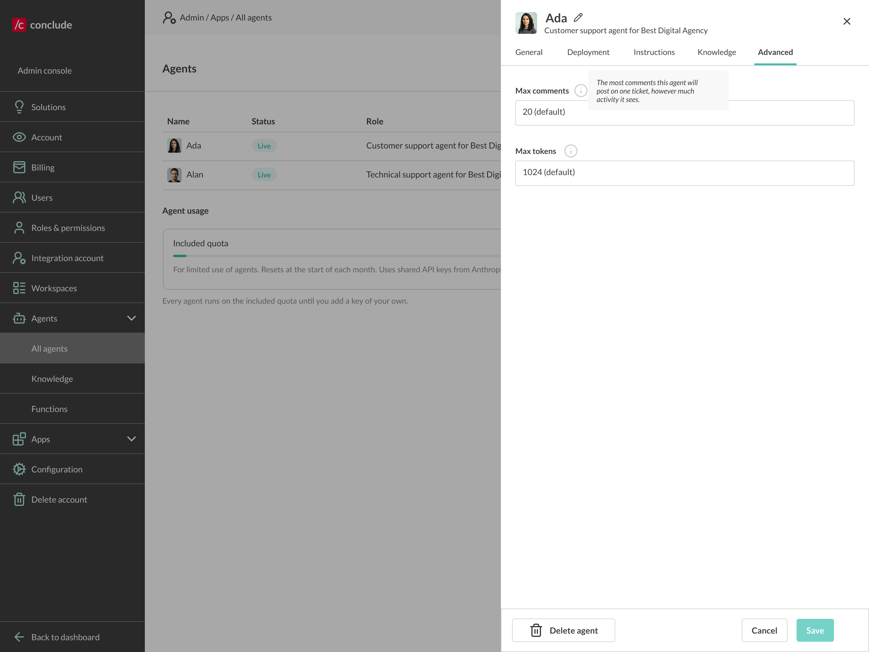 limiting how many comments and tokens an ai teammate spends per ticket