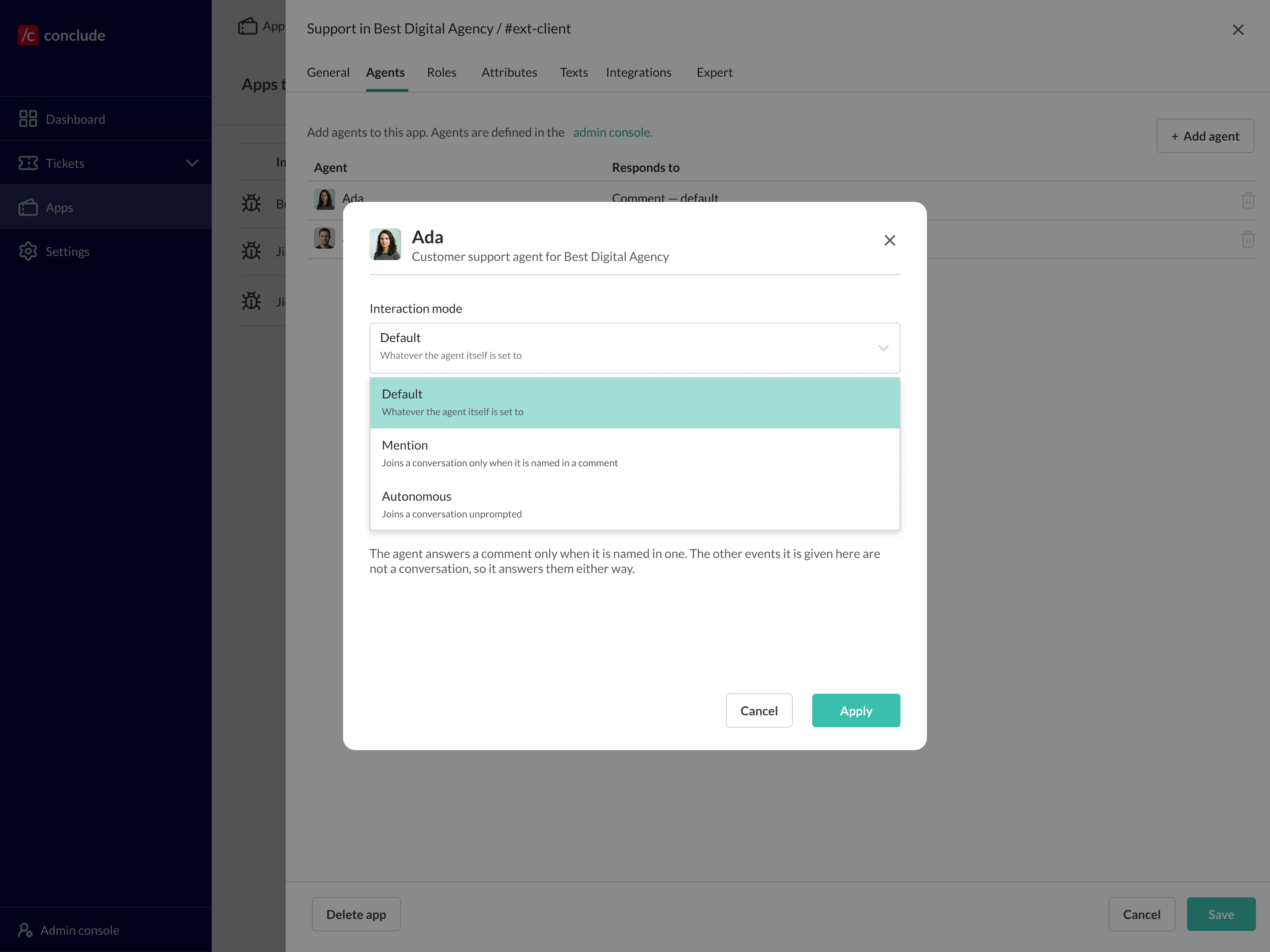 choosing whether an ai teammate waits to be mentioned or acts on its own