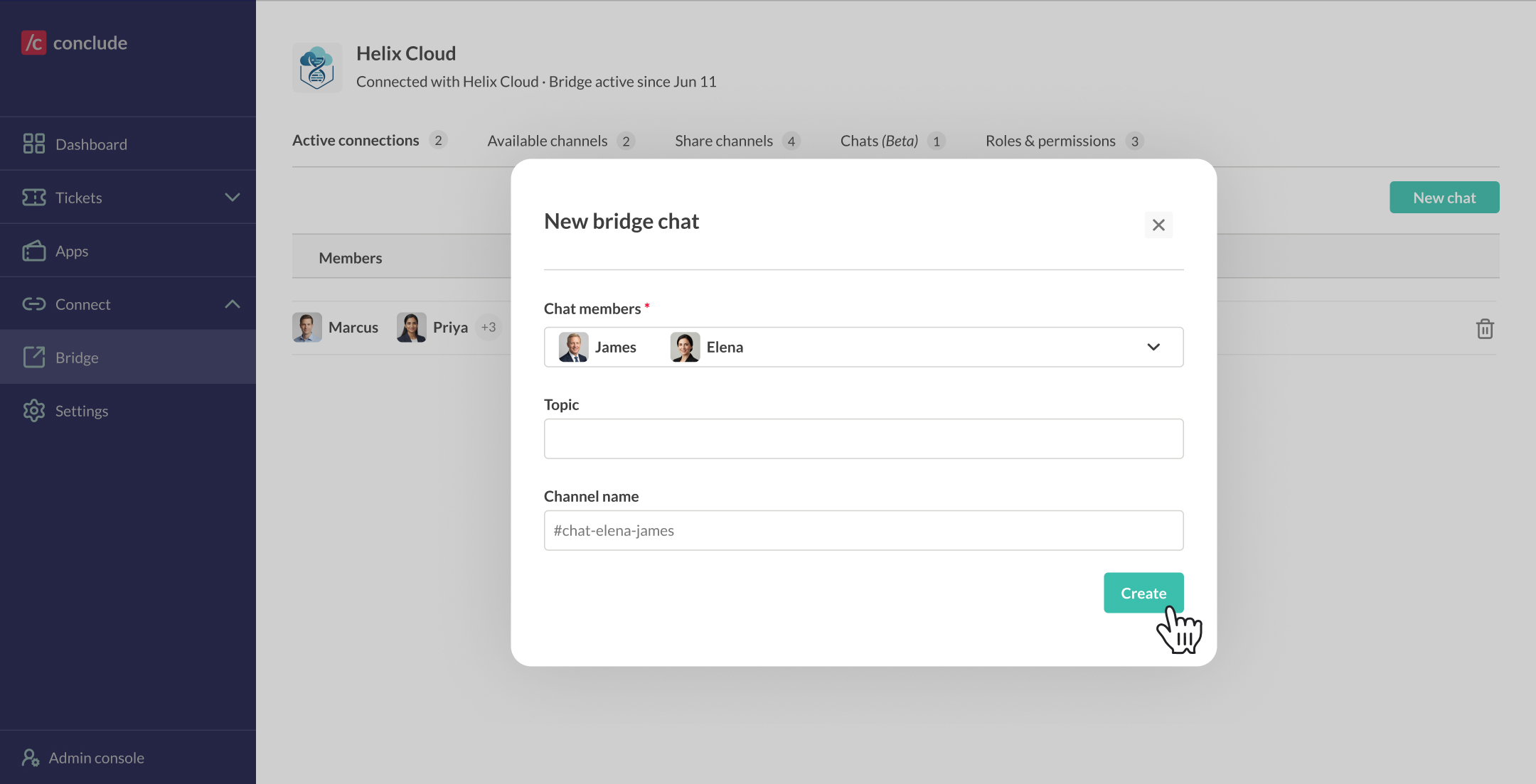 new bridge chat