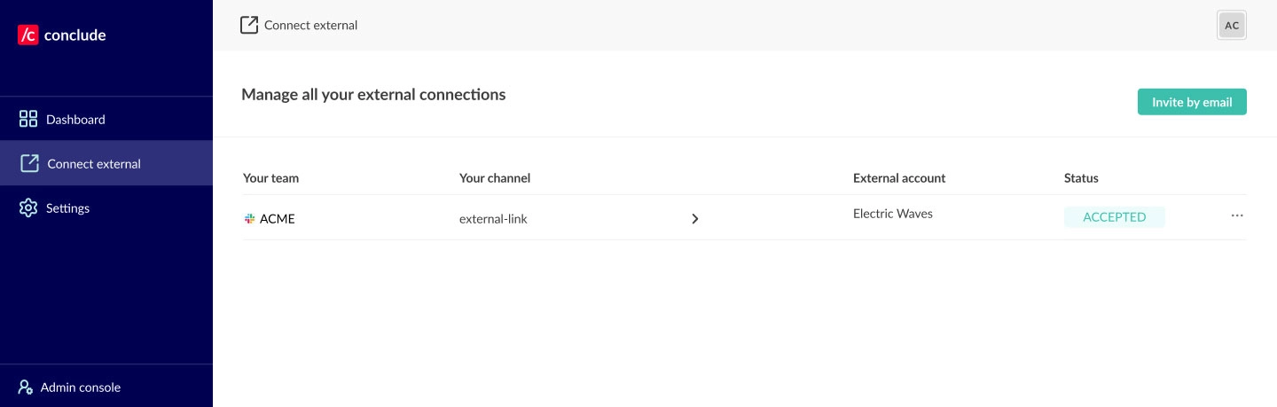 invitation status