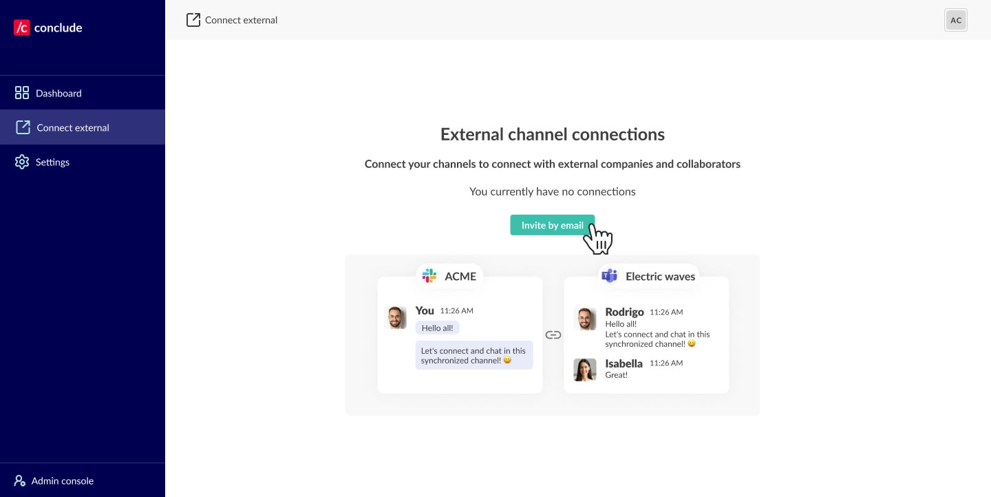 invite external collaborators