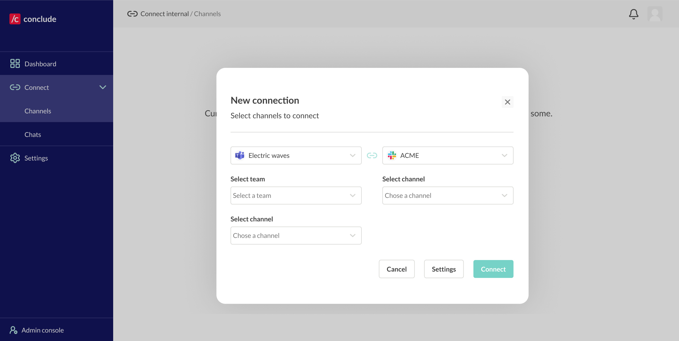connecting your channels