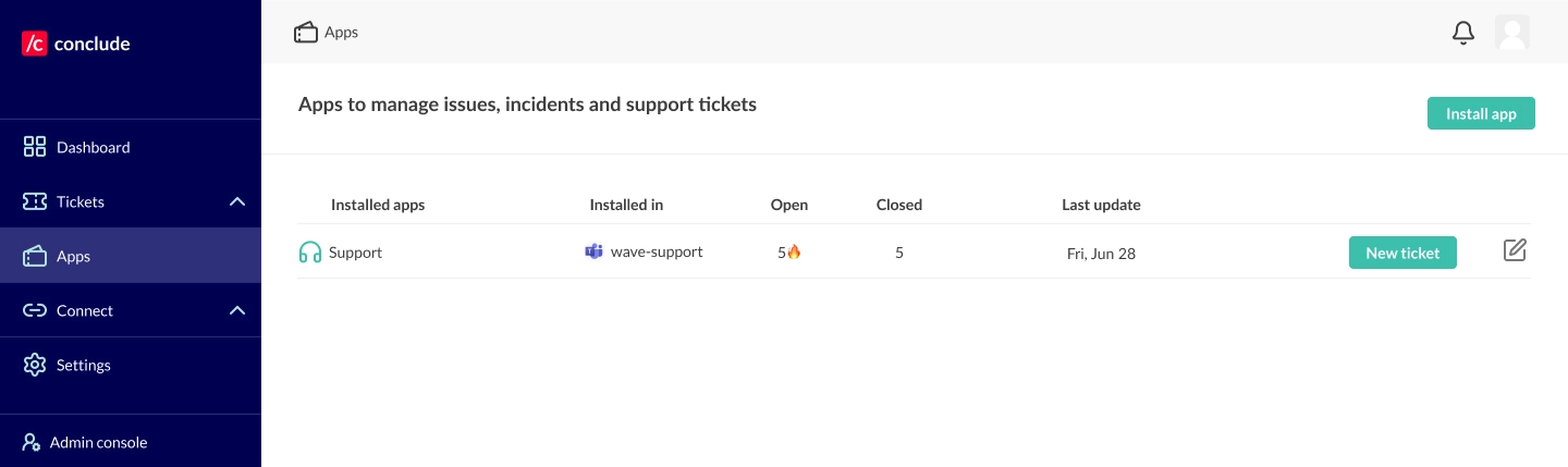 list of installed apps