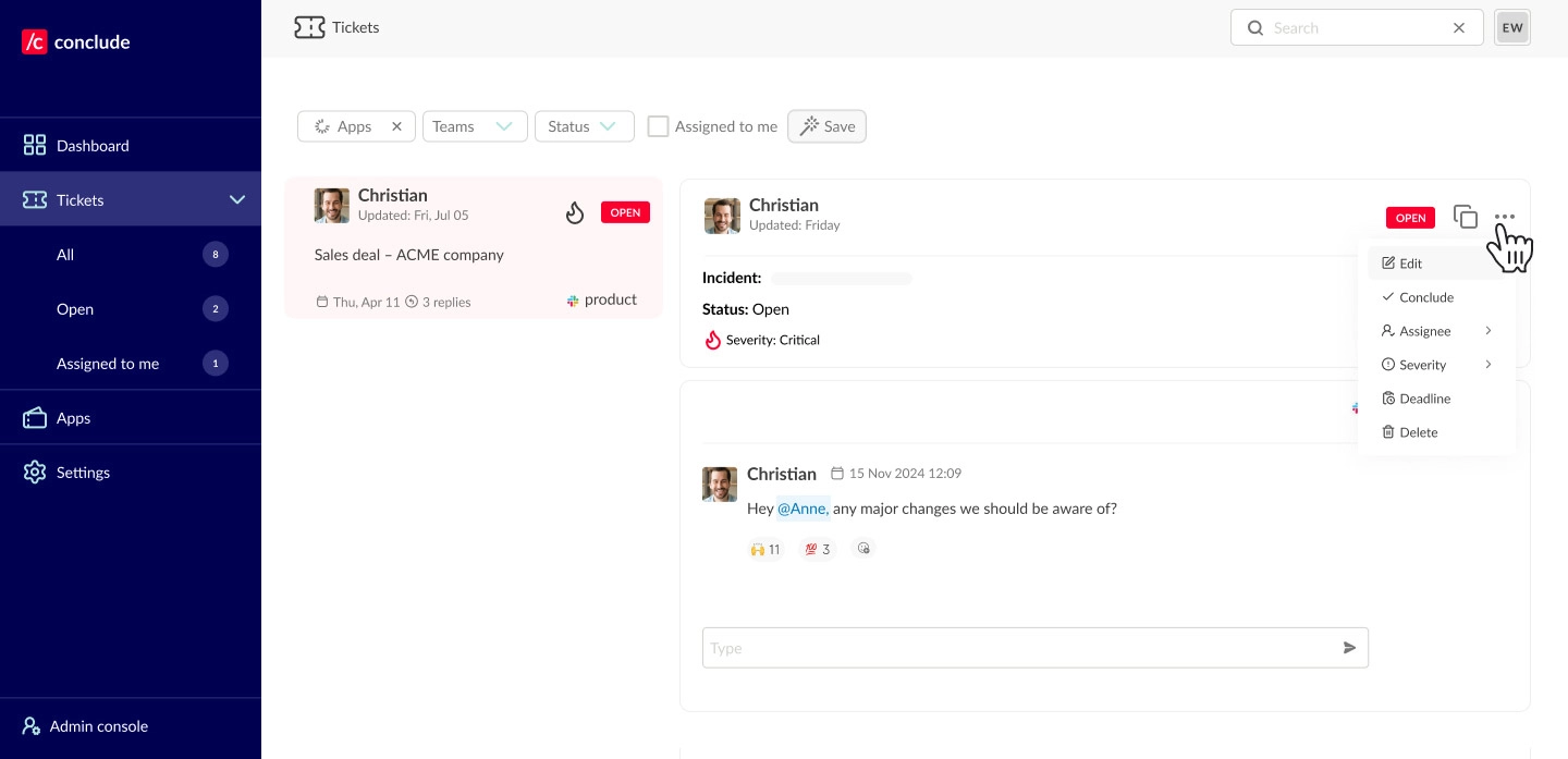 zendesk integration settings from web