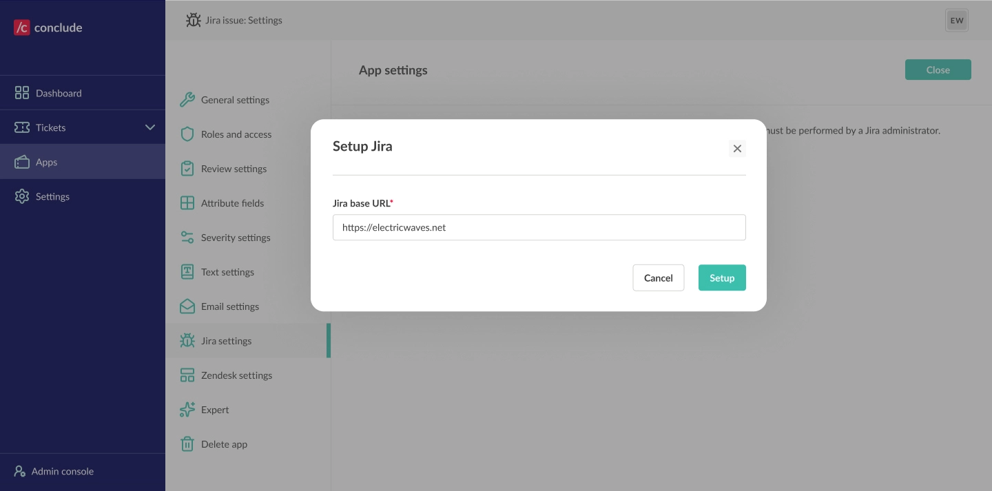setup your jira project