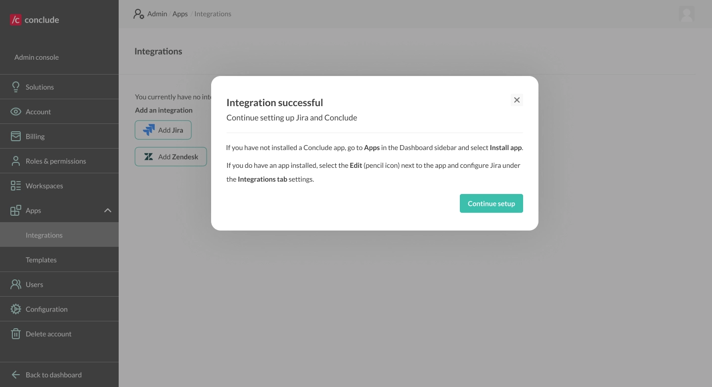 jira integration successful 