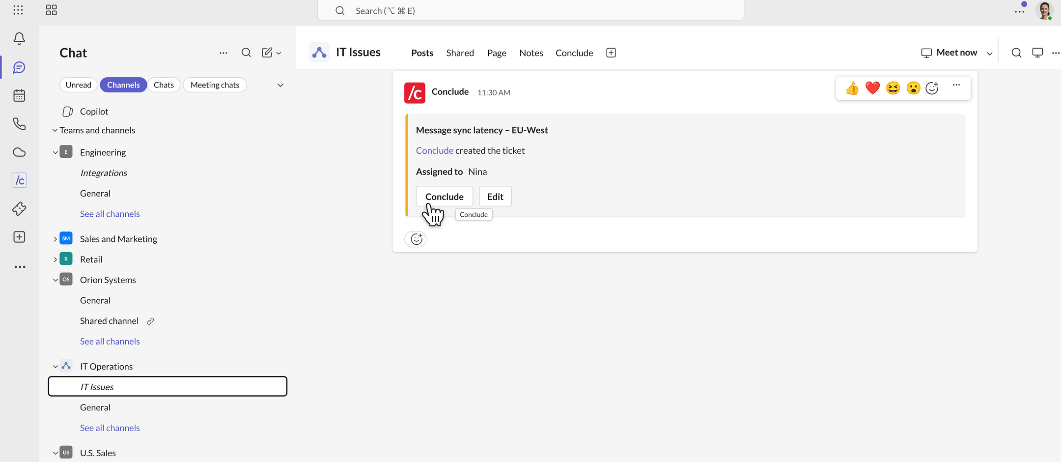 a closed ticket with resolution notes