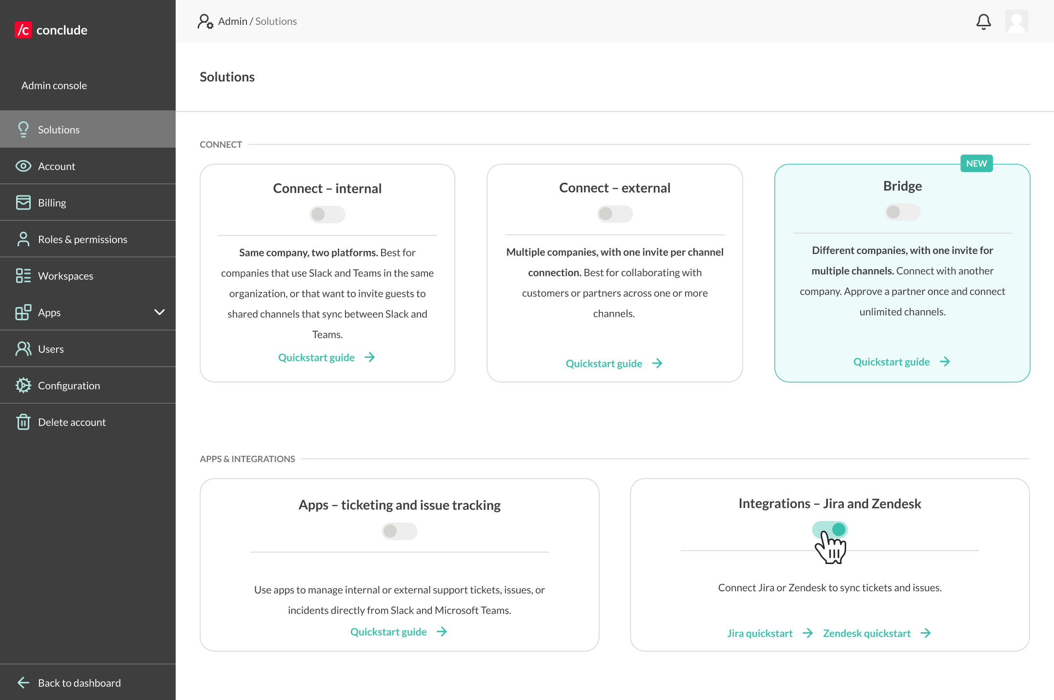 conclude solutions overview
