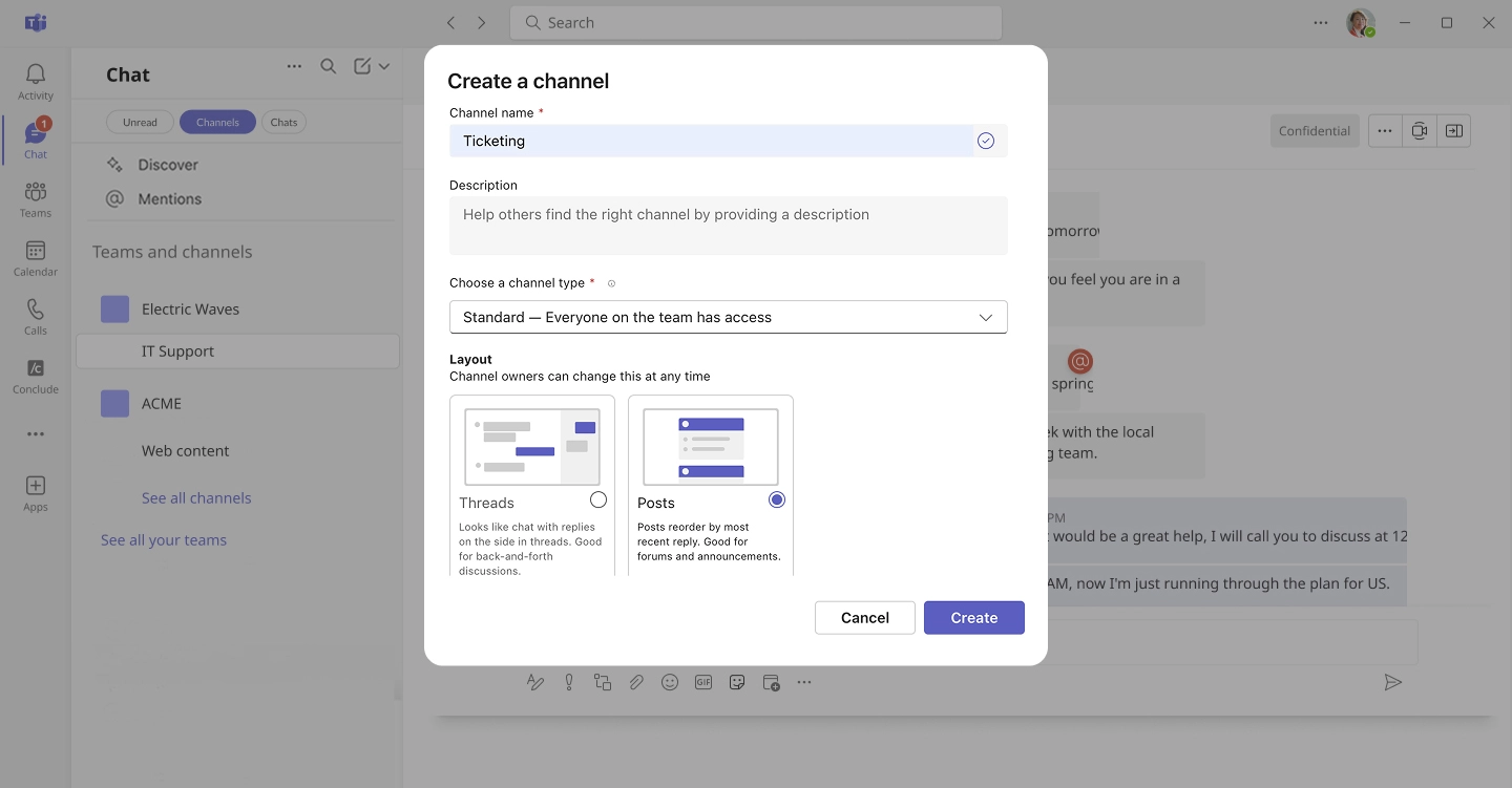 microsoft teams and zendesk ticketing